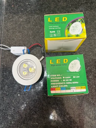 16 SPORT LED 3w REDONDO BRANCO FRIO