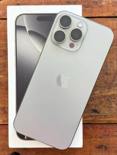 iPhone 16 Pro Max 256GB | Bateria 100% | Garantia Apple | Caixa e Brindes
