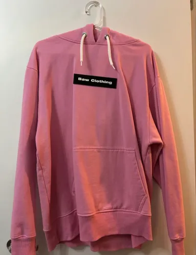moletom baw rosa nunca usado novo tamanho m unissex