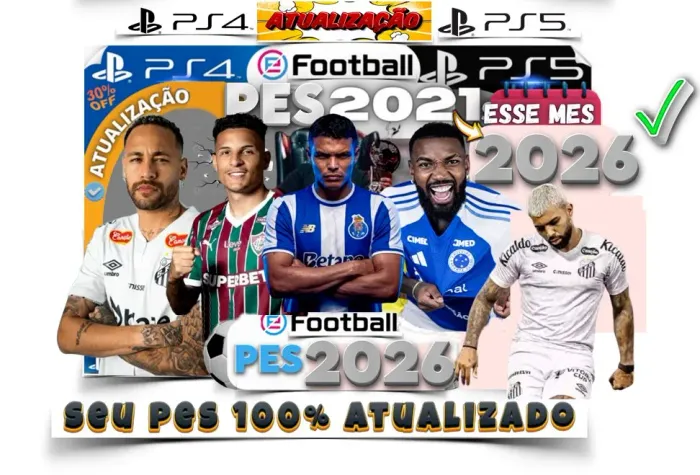 Pes 2021 (atualização) ps4/ps5