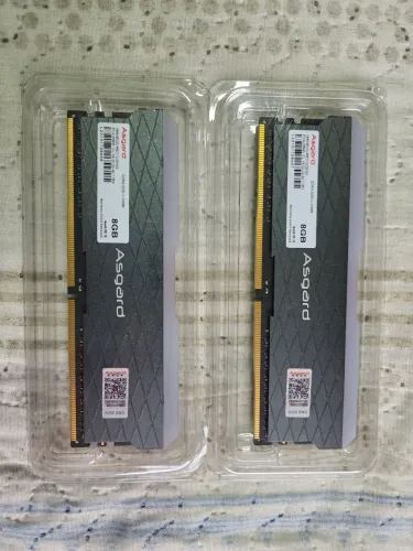 Memória RAM Asgard DDR4 de 16gb 2x8 (NOVAS)