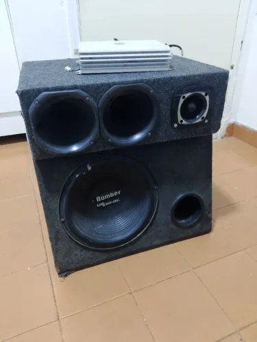 Som e módulo + Encosto de braço Automotivo