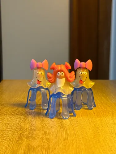colecionáveis do Kinder Ovo da coleção "Lula Maluca"