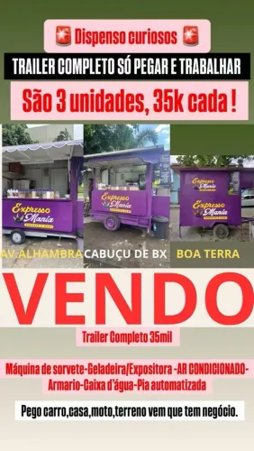 Vendo 3 trailer cada um