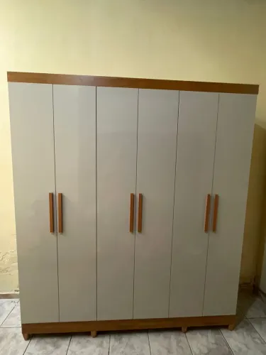 Guarda Roupa 6 Portas 100% MDF Sergipe 180cm