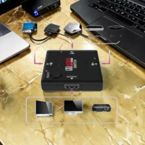 Switch HDMI 3 Portas