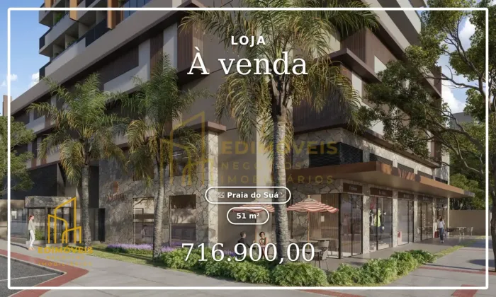 Invista em loja na Praia do Suá, bairro em valorização