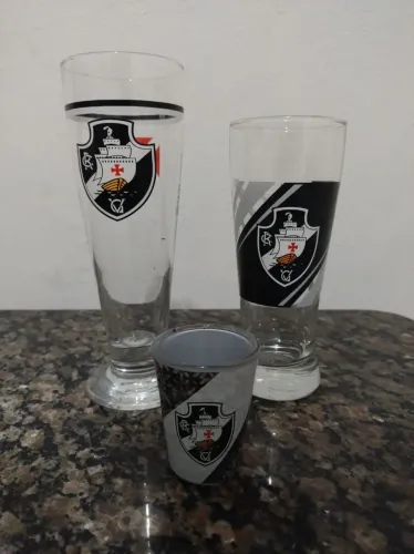 Copos originais do Vasco