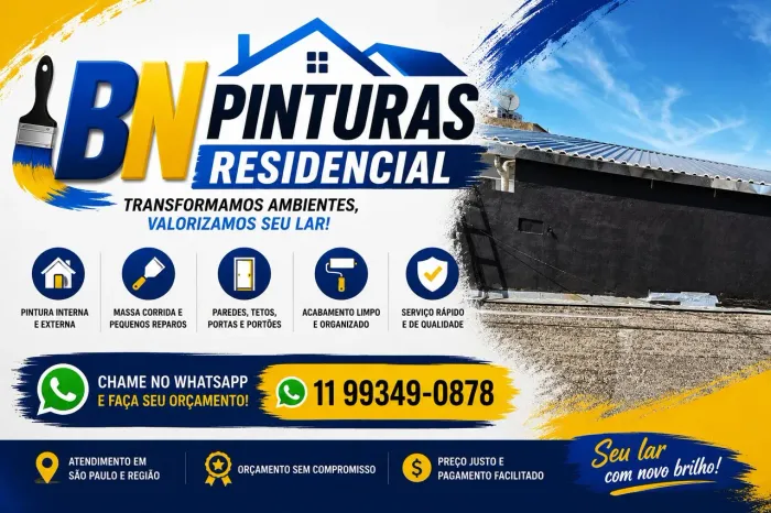 Pintor residencial em São Paulo | Pintura e reformas