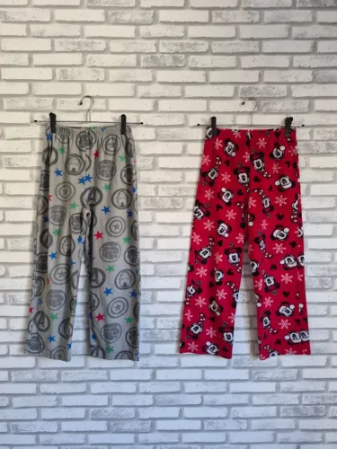 2 Calças Marvel + Mickey Tamanho 10