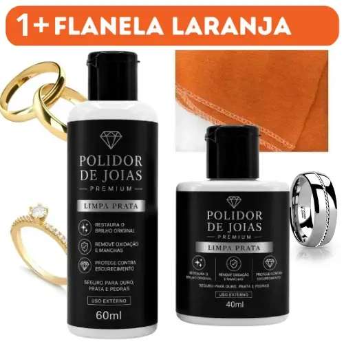  Polidor Massa Com Escurecimento Brilho Original Para Alianças e Joias correntes Aço Inox 