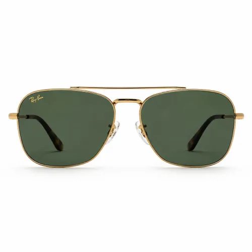 Óculos Ray-Ban New Caravan RB3636 Dourado Lente Verde