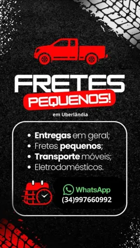 Pequenos fretes Uberlândia 