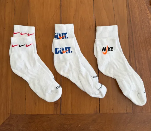 Kit 3 meias Nike dry-fit tamanho 41/44