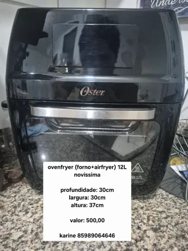 Airfryer e forno 12L semi nova 