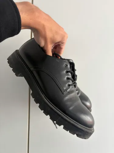 Sapato Zara Tratorado Preto Masculino Nº 43 - Estilo Casual/Streetwear