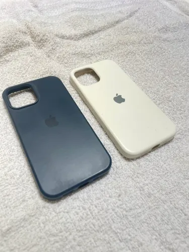 Kit de cases Azul Escuro e Branco para iPhone 12 mini 