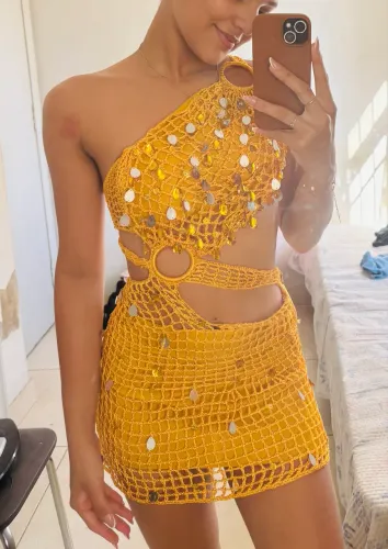 Vestido de crochê?