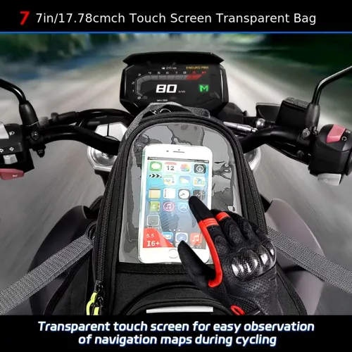 Bolsa Mala Universal De Tanque Da Moto Capacidade de 5L À Prova D'água Com Imã