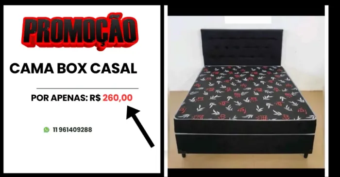 cama box casal (promoção)