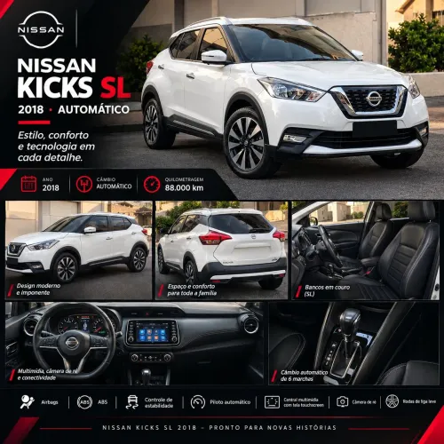 Nissan Kicks SL 1.6 16V Flexstar 5P Aut. 2018