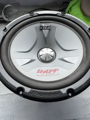 Subwoofer pioneer 12 ? ts-w304dvc bobina dupla na promoção só 650,00
