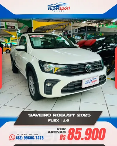 Volkswagen Saveiro Robust 1.6 Total Flex 16V 2025