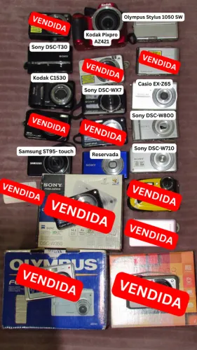 Cameras digitais funcionando (LEIA A DESCRIÇÃO)