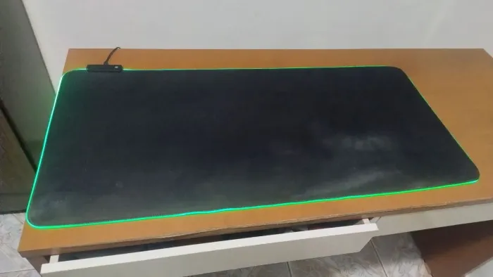 Mouse pad gamer extra grande led RGB 90x40cm