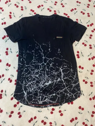 Camiseta La Mafia Preta Estampada Original