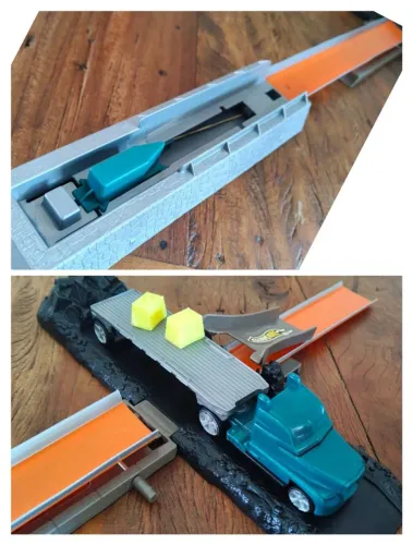 Pista HotWheels - Crash Transport