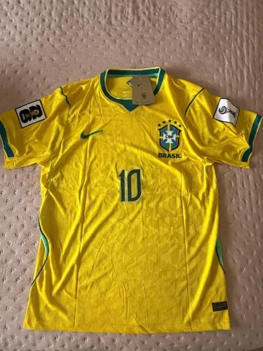 CAMISA DA SELEÇÃO BRASILEIRA MODELO JOGADOR MASCULINA E FEMININA.