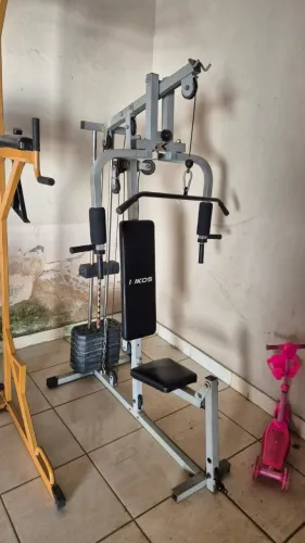 Estação de Musculação Kikos Completa - Academia em Casa | Retirar no Local