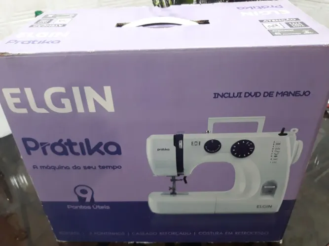 Vendo maquina costura elgin prática.