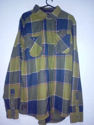 Camisa Xadrez Gangster Original Masculina Tamanho G - Usada 1 Vez