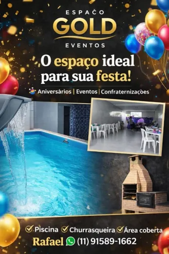 Espaço com piscina zona leste sp