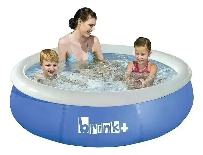 Piscina Inflável Fast Set 1.000 Litros Brink+ Cor Azul