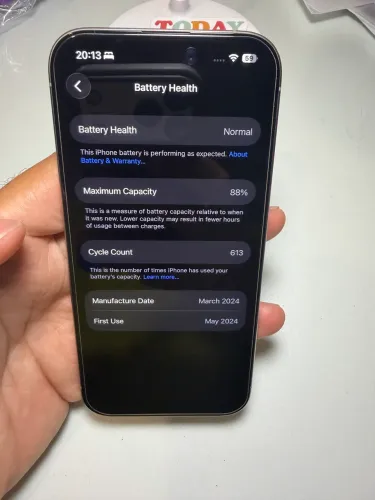 iPhone 15 pro 256gb Titanium