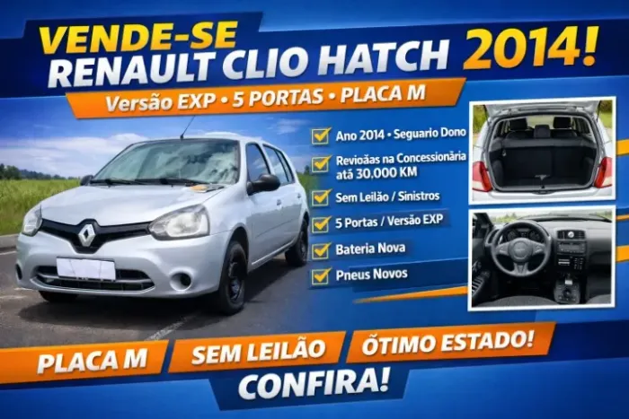 Renault Clio Rn/alize/expr./1.0 Hi-power 16V 5P 2014
