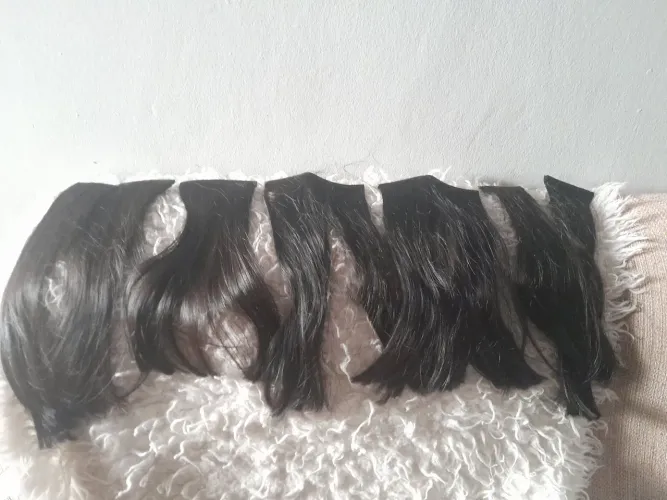 Cabelo 40 cm fita adesiva