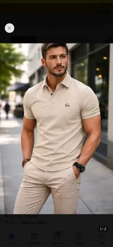 Camisa polo casual