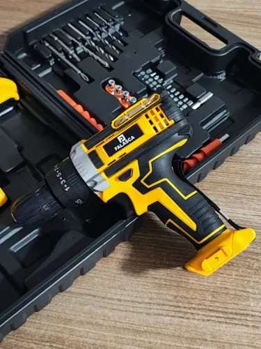 Parafusadeira Furadeira Falasca 21V com 2 Baterias + Maleta e Kit Completo