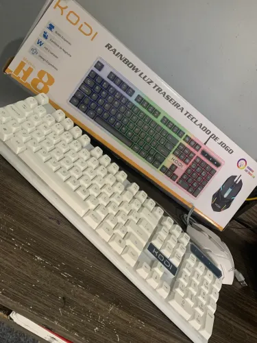 Kit Gamer | Mouse e teclado Semi Mecânico