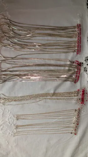 Pulseiras e correntes banhadas a prata no atacado - a partir de 100 peças