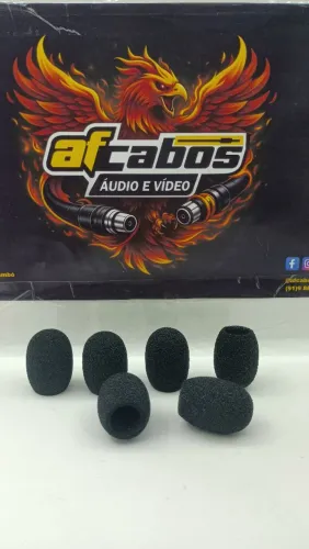 Esponja para microfone labial 