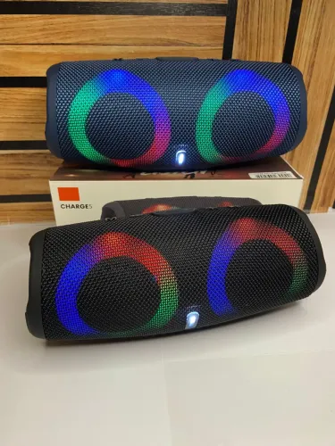 Caixa de Som Bluetooth Charge 5 Led RGB varias cores an16