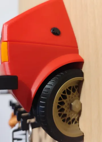 Porta Chaves Golf MK1 GTI 3D - Organizador de Parede Automotivo Retro - Decoração Garagem