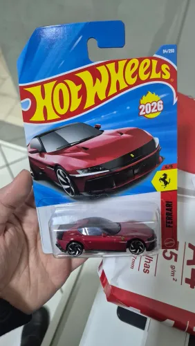 Hot Wheels Ferrari 12cilindri Vinho Mattel