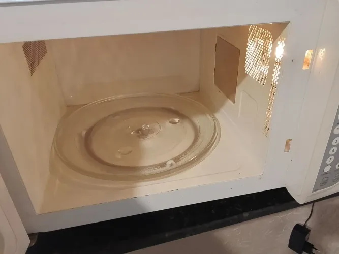 Microondas com defeito