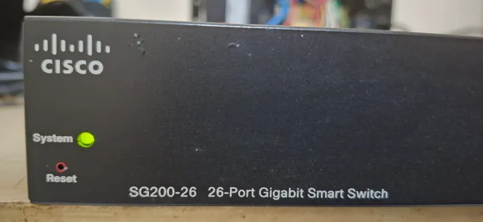 Switch cisco sg200-26 gerenciavel